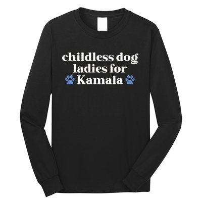 Childless Cat Lady For Kamala Harris Madam President 2024 Tank Top Long Sleeve Shirt