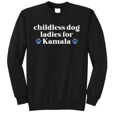 Childless Cat Lady For Kamala Harris Madam President 2024 Tank Top Sweatshirt