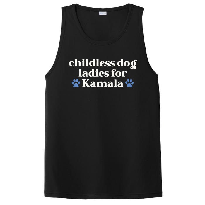 Childless Cat Lady For Kamala Harris Madam President 2024 Tank Top PosiCharge Competitor Tank