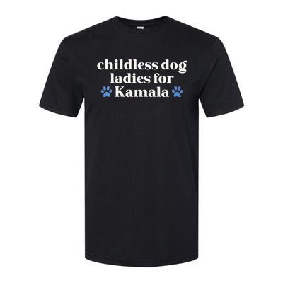 Childless Cat Lady For Kamala Harris Madam President 2024 Tank Top Softstyle CVC T-Shirt