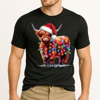 Christmas Cow Lights Cow Lover Xmas Cooling Performance Crew T-Shirt