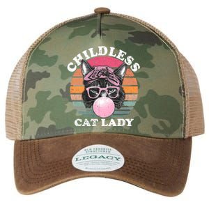 Childless Cat Lady 2024 For President Legacy Tie Dye Trucker Hat