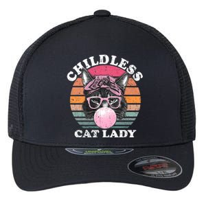 Childless Cat Lady 2024 For President Flexfit Unipanel Trucker Cap