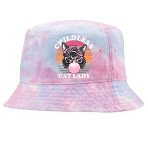 Childless Cat Lady 2024 For President Tie-Dyed Bucket Hat