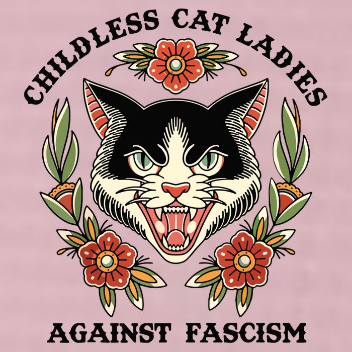 Childless Cat Ladies Against Fascism 25L Jumbo Tote