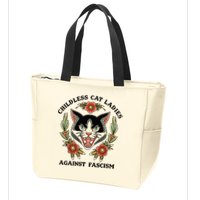Childless Cat Ladies Against Fascism Zip Tote Bag