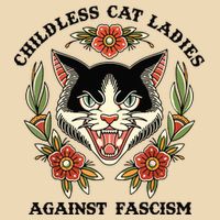 Childless Cat Ladies Against Fascism Zip Tote Bag