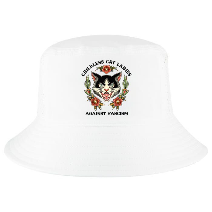 Childless Cat Ladies Against Fascism Cool Comfort Performance Bucket Hat