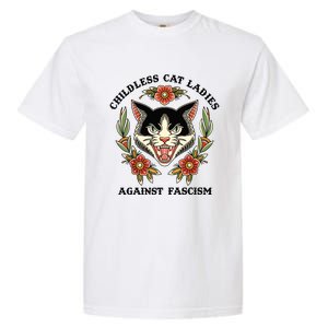 Childless Cat Ladies Against Fascism Garment-Dyed Heavyweight T-Shirt