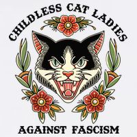 Childless Cat Ladies Against Fascism Cooling Performance Crew T-Shirt