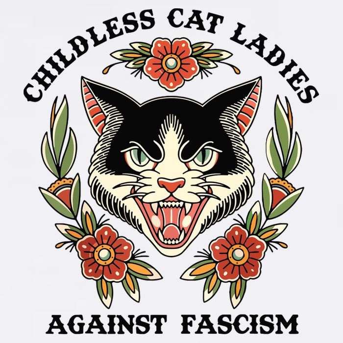 Childless Cat Ladies Against Fascism Cooling Performance Crew T-Shirt