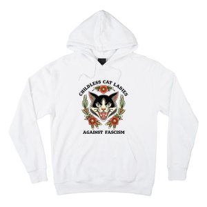 Childless Cat Ladies Against Fascism Hoodie