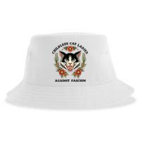 Childless Cat Ladies Against Fascism Sustainable Bucket Hat