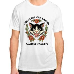 Childless Cat Ladies Against Fascism Adult ChromaSoft Performance T-Shirt