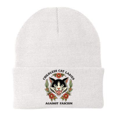 Childless Cat Ladies Against Fascism Knit Cap Winter Beanie