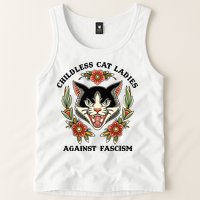 Childless Cat Ladies Against Fascism Tank Top