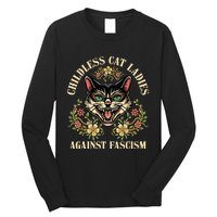 Childless Cat Ladies Against Fascism Long Sleeve Shirt