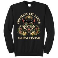 Childless Cat Ladies Against Fascism Sweatshirt