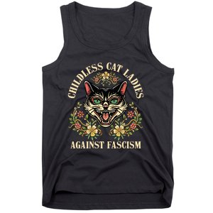 Childless Cat Ladies Against Fascism Tank Top