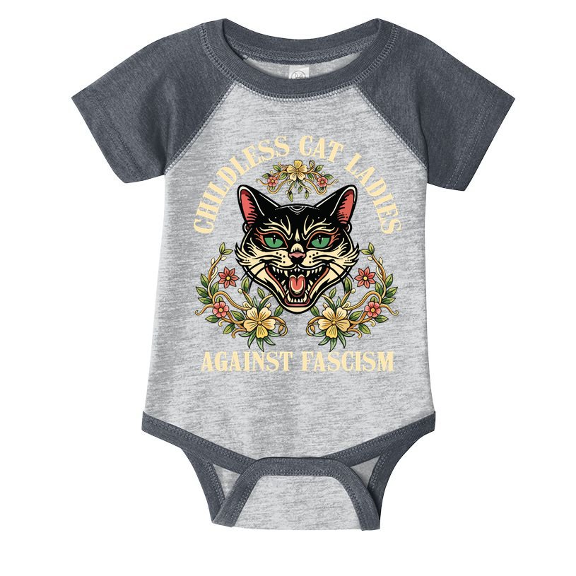 Childless Cat Ladies Against Fascism Infant Baby Jersey Bodysuit