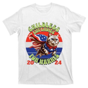 Childless Cat Ladies For Harris 2024 T-Shirt