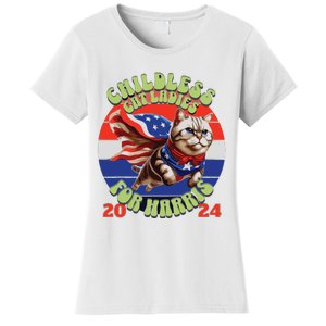 Childless Cat Ladies For Harris 2024 Women's T-Shirt