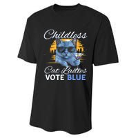 Childless Cat Ladies Vote Blue In November Kamala President Performance Sprint T-Shirt