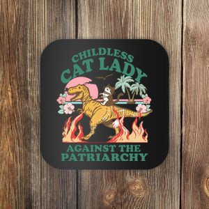 Childless Cat Lady Against The Patriarchy Coaster