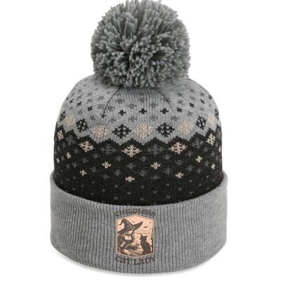 Childless Cat Lady The Baniff Cuffed Pom Beanie