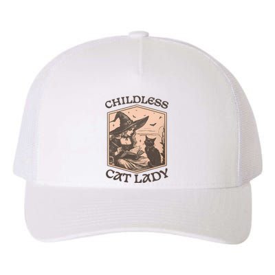 Childless Cat Lady Yupoong Adult 5-Panel Trucker Hat