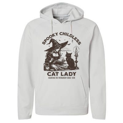 Childless Cat Lady Performance Fleece Hoodie