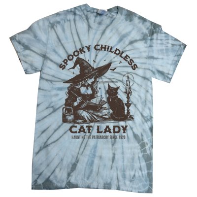 Childless Cat Lady Tie-Dye T-Shirt