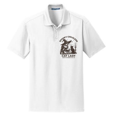 Childless Cat Lady Dry Zone Grid Polo