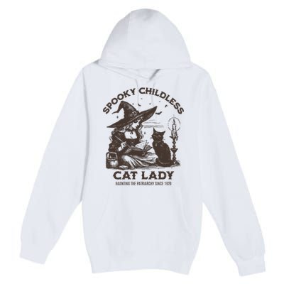 Childless Cat Lady Premium Pullover Hoodie