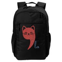 Cat Comma La Funny Kamala Harris For President 2024 Daily Commute Backpack