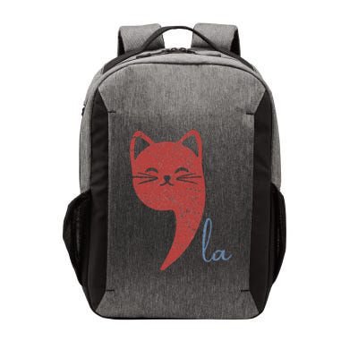 Cat Comma La Funny Kamala Harris For President 2024 Vector Backpack