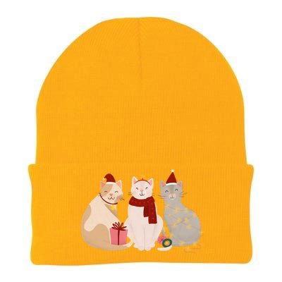 Catmas Cat Lover Cute Christmas Knit Cap Winter Beanie