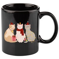 Catmas Cat Lover Cute Christmas 11oz C Handle Ceramic Mug