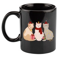Catmas Cat Lover Cute Christmas 11oz C Handle Ceramic Mug