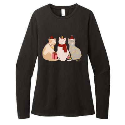 Catmas Cat Lover Cute Christmas Womens CVC Long Sleeve Shirt