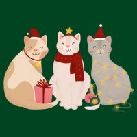 Catmas Cat Lover Cute Christmas Cooling Performance Crew T-Shirt