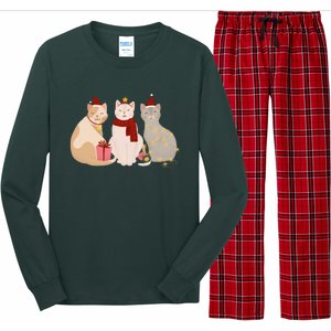 Catmas Cat Lover Cute Christmas Long Sleeve Pajama Set