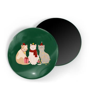 Catmas Cat Lover Cute Christmas Magnet
