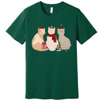 Catmas Cat Lover Cute Christmas Premium T-Shirt