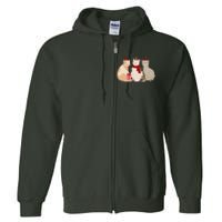 Catmas Cat Lover Cute Christmas Full Zip Hoodie