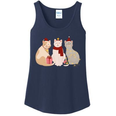 Catmas Cat Lover Cute Christmas Ladies Essential Tank