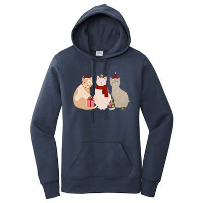 Catmas Cat Lover Cute Christmas Women's Pullover Hoodie