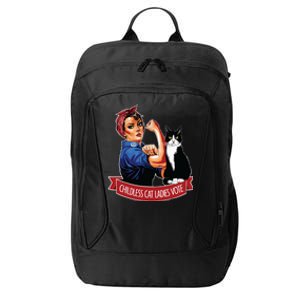 Childless Cat Ladies Vote Rosie The Riveter City Backpack