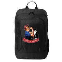 Childless Cat Ladies Vote Rosie The Riveter City Backpack