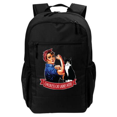 Childless Cat Ladies Vote Rosie The Riveter Daily Commute Backpack